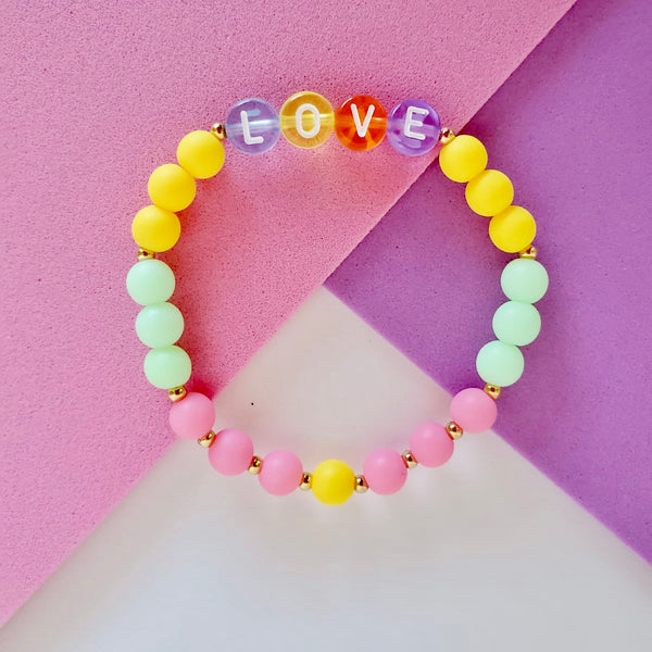 Rainbow Love Bracelets