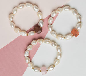 Jade Pearl Bracelets