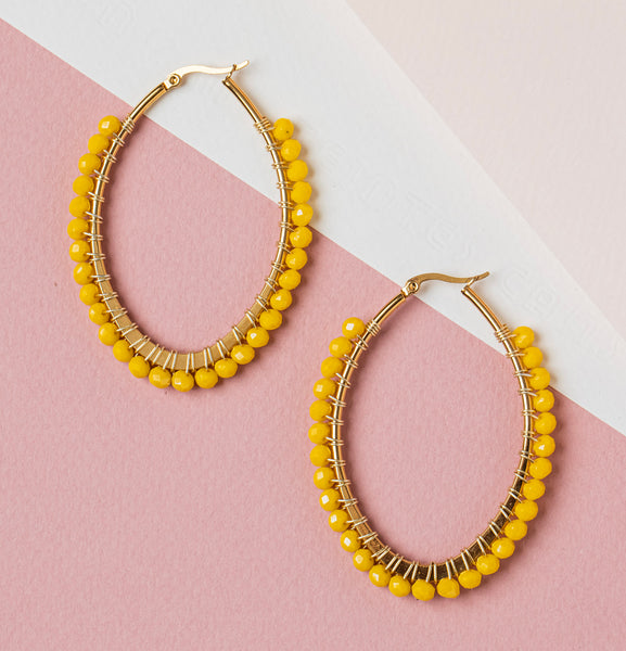 Oval Hoop Earrings