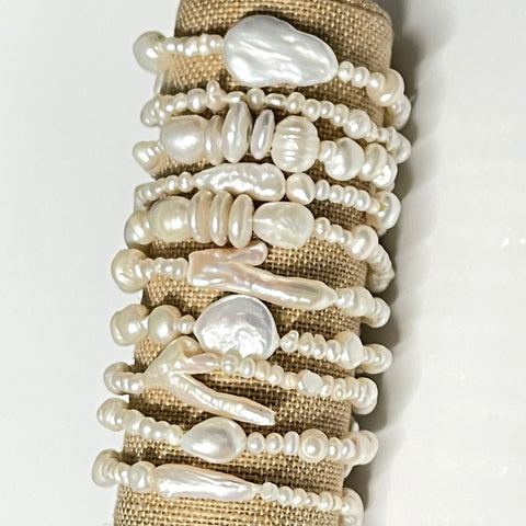 Mixed Pearl Bracelets