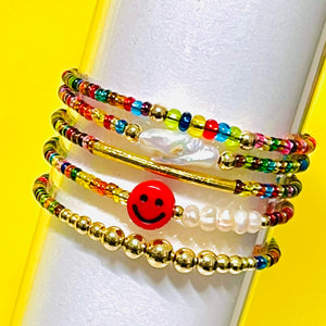 SMILEY Bracelet Set
